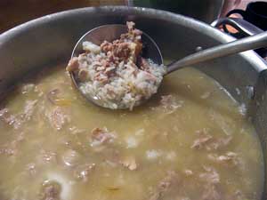 Pork Rice Soup