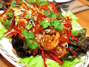 Cooking Tamarind Tiger Prawns